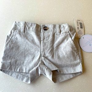 NWT Edgehill Collection Linen Shorts Size 6M